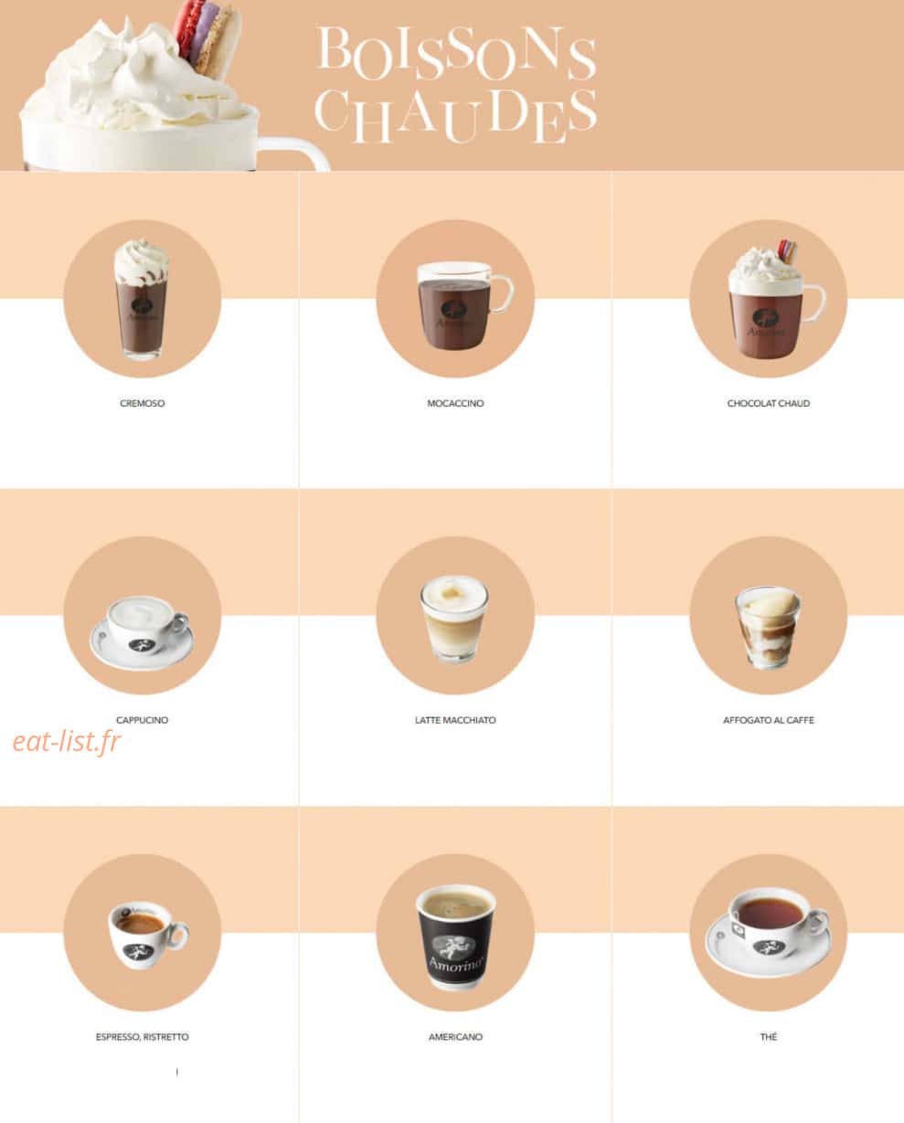 Amorino — carte page 7