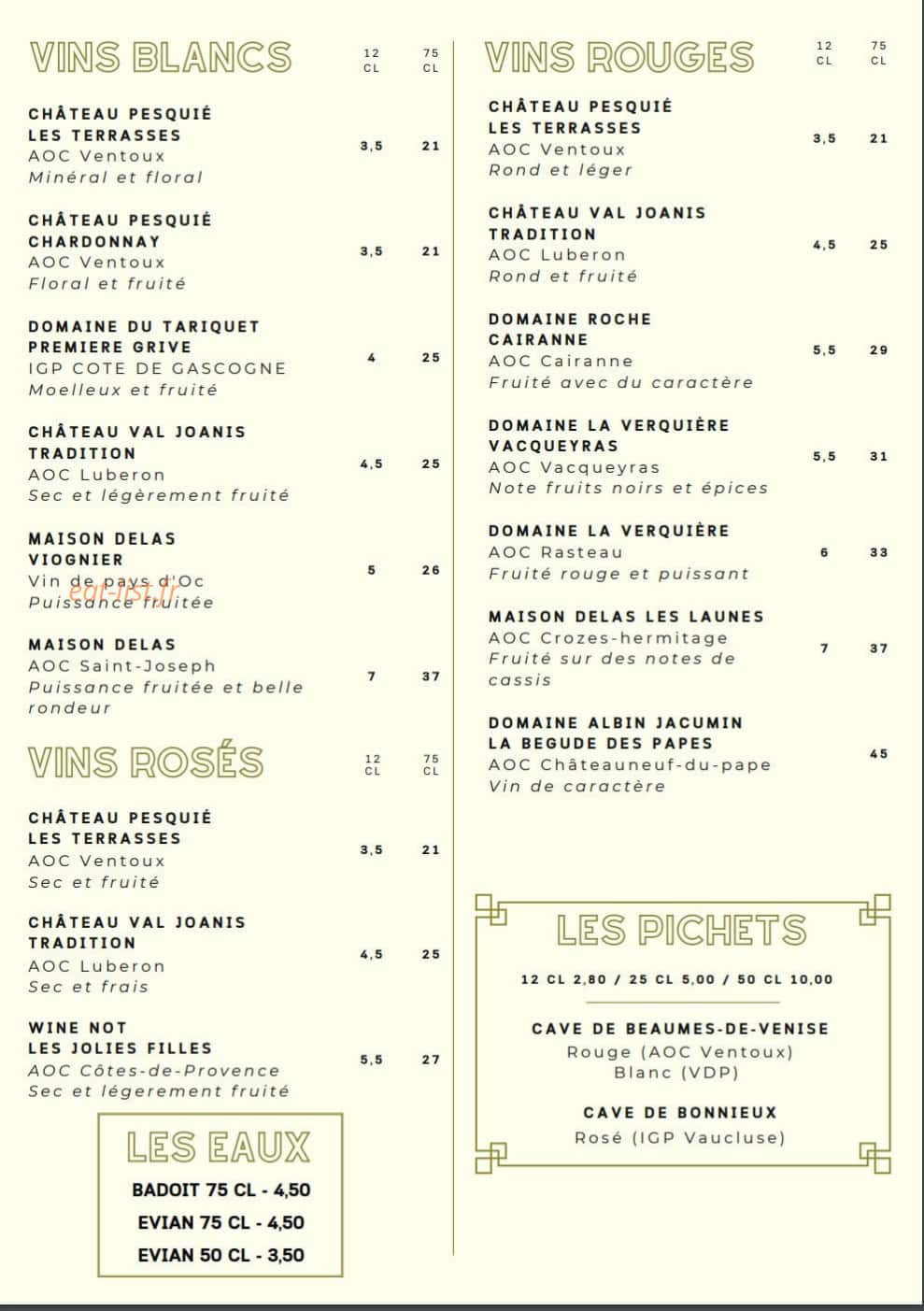 Au Chineur — carte page 5