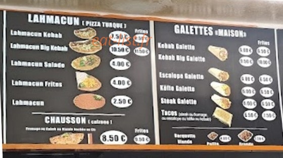 Aylin Döner Kebab — carte page 2