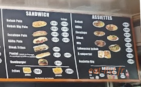 Aylin Döner Kebab — carte page 3