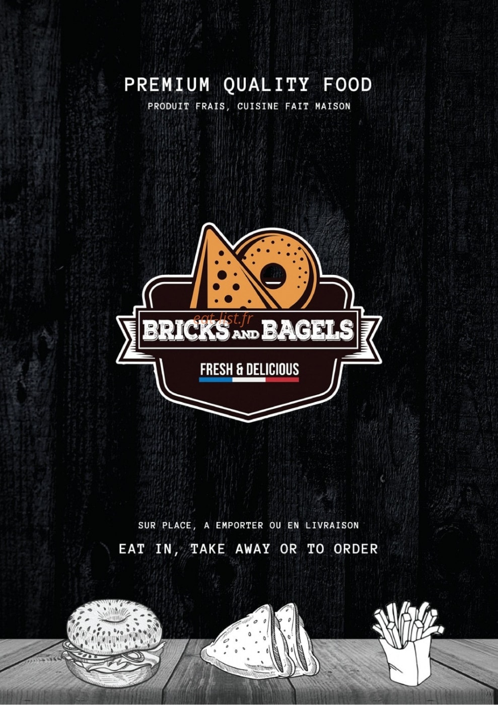Bricks and bagels — carte page 1