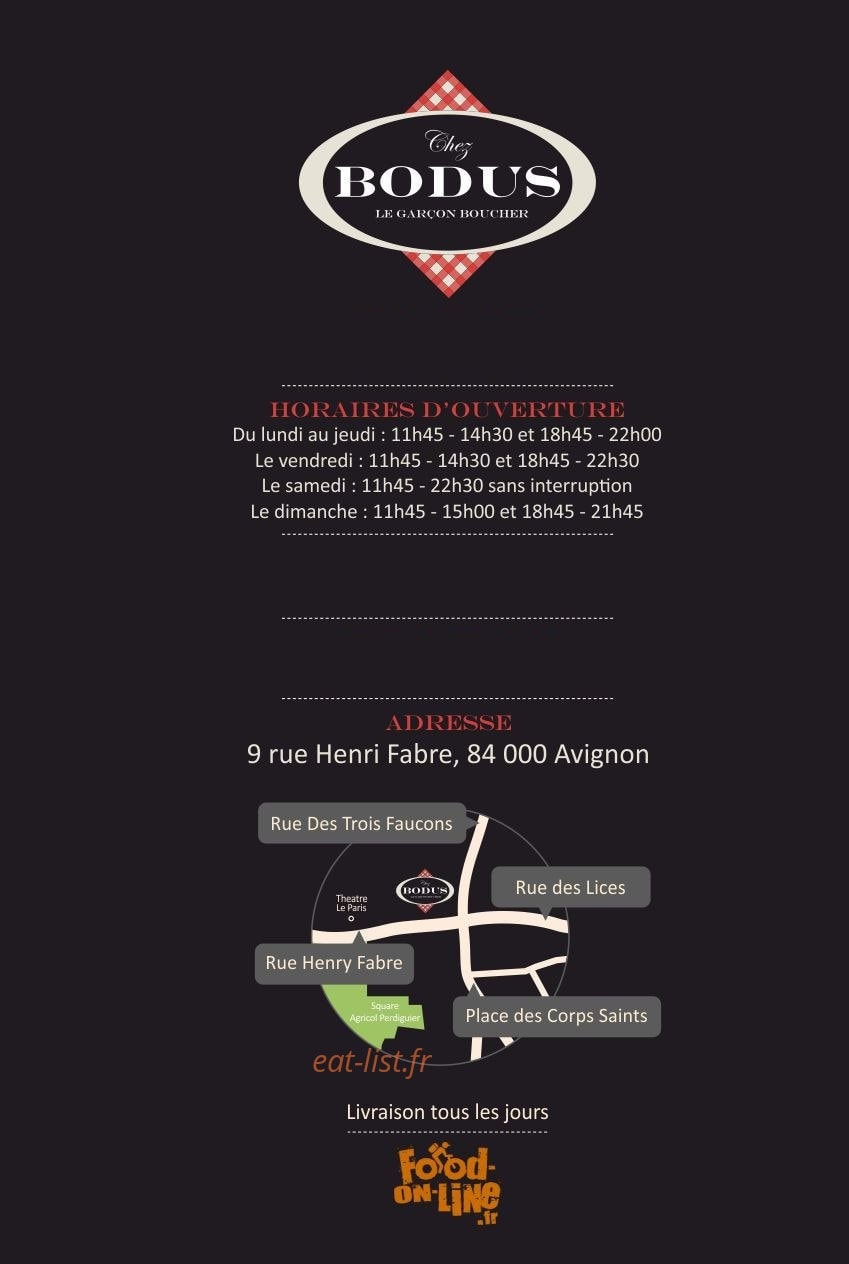Chez bodus — carte page 3
