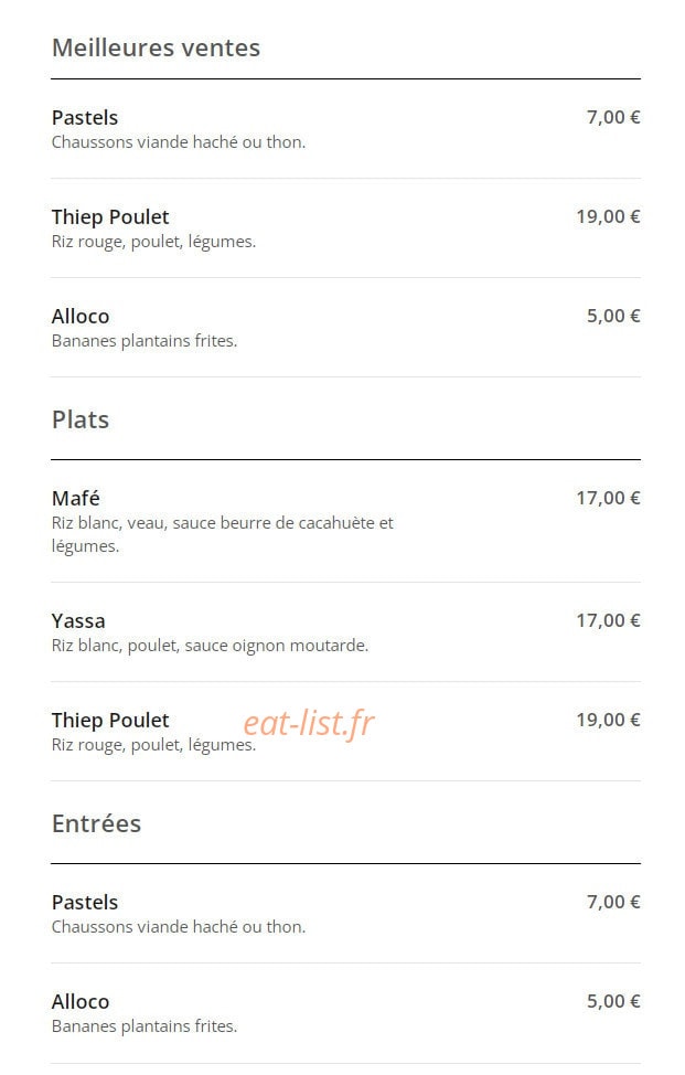 chez noreyni — carte page 1