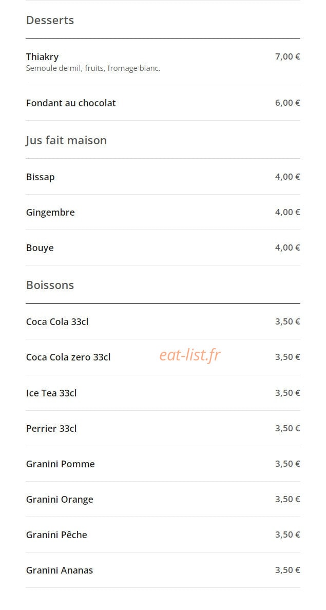 chez noreyni — carte page 2