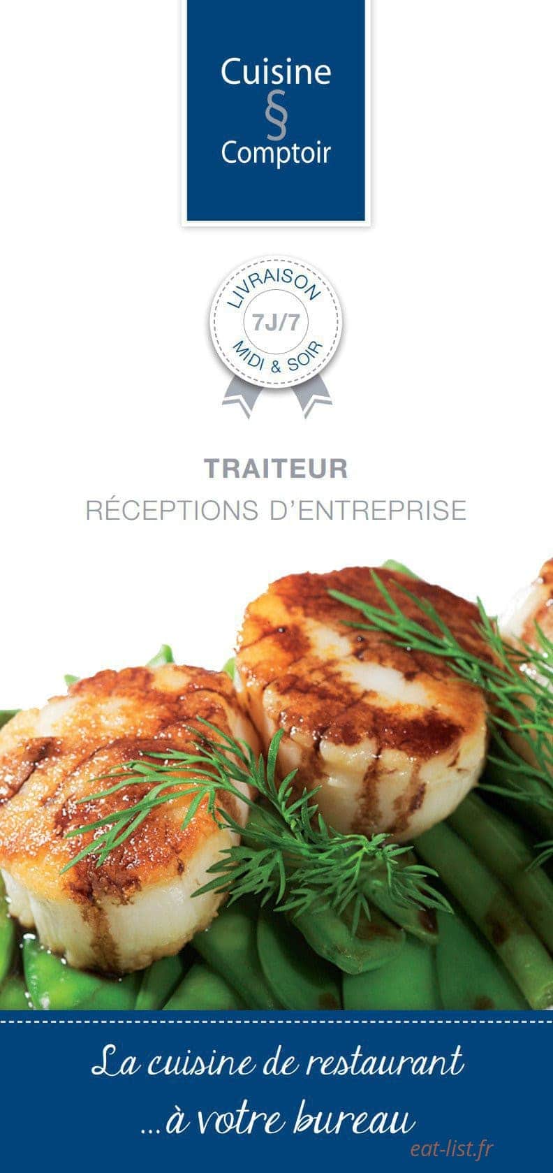 Cuisine § Comptoir — carte page 1
