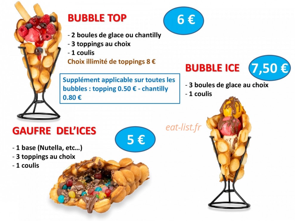 Dél'ices & vous — carte page 3