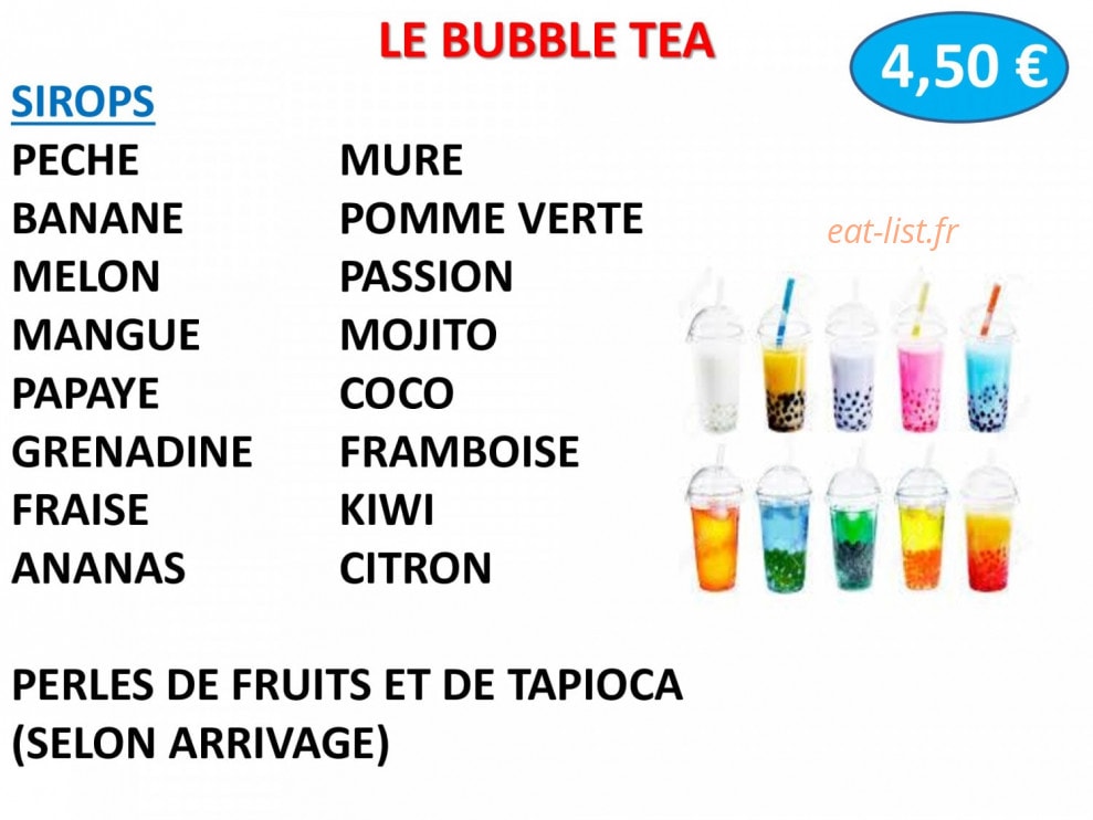 Dél'ices & vous — carte page 5