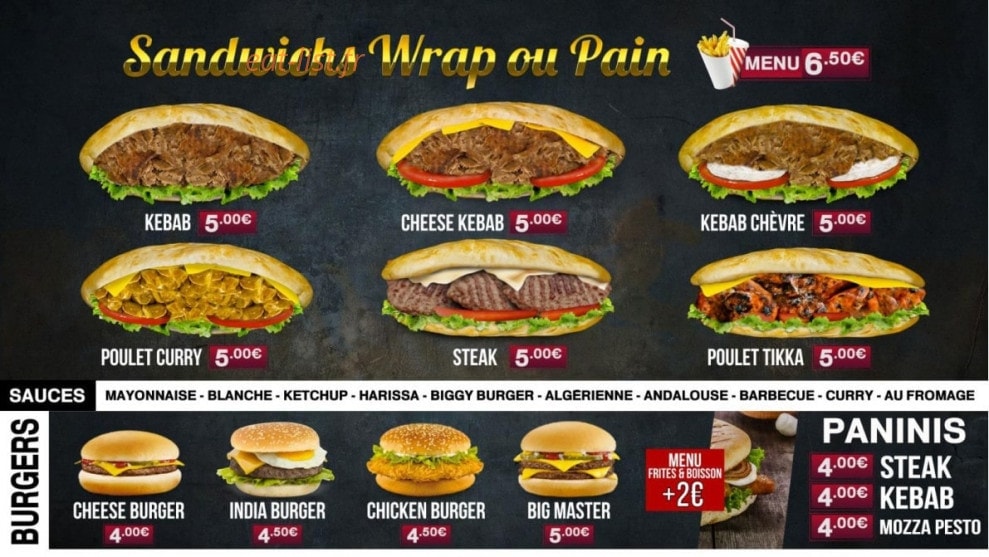 Express Master Tandoori — carte page 3