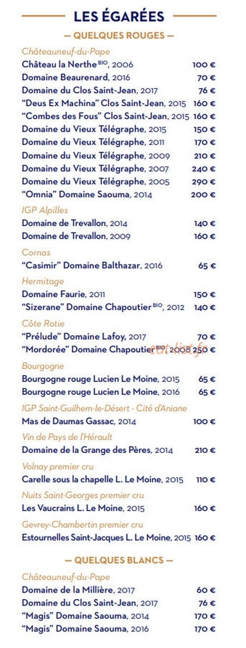 Grand Café Barretta — carte page 11