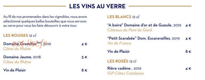 Grand Café Barretta — carte page 10