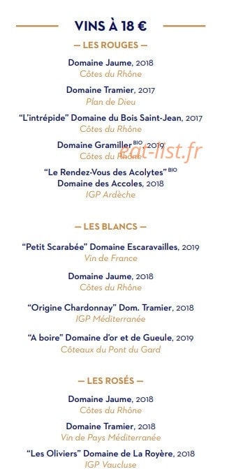 Grand Café Barretta — carte page 6