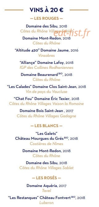 Grand Café Barretta — carte page 7