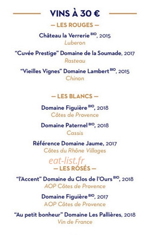Grand Café Barretta — carte page 2