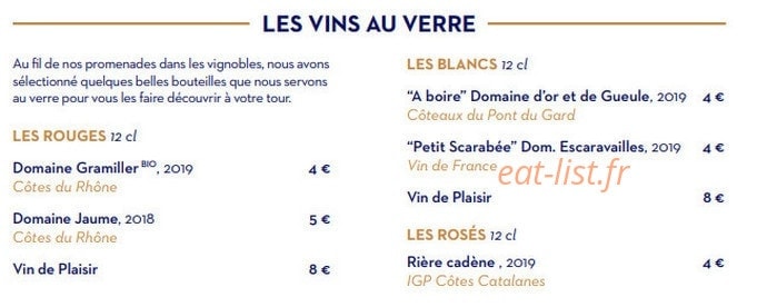 Grand Café Barretta — carte page 9