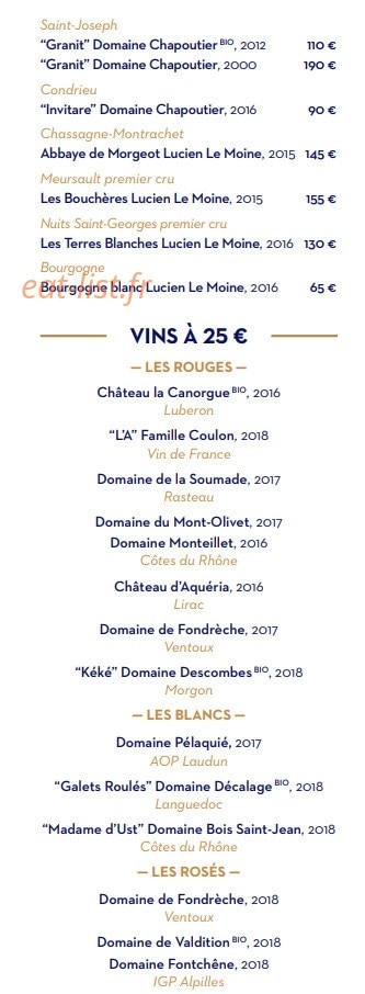 Grand Café Barretta — carte page 8