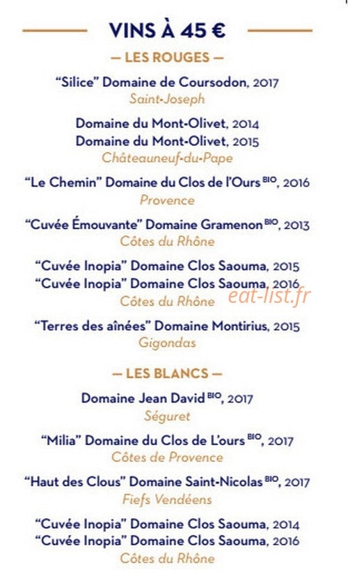 Grand Café Barretta — carte page 3
