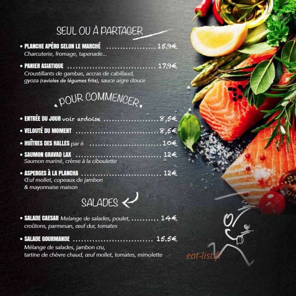 In et Off café — carte page 1