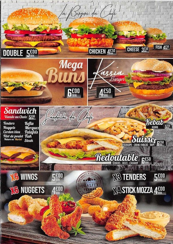 Kassia Food — carte page 3