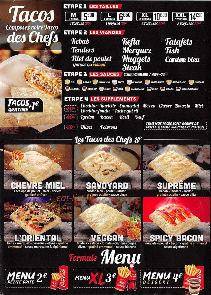 Kassia Food — carte page 2
