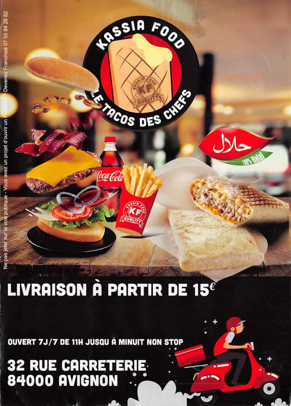 Kassia Food — carte page 1