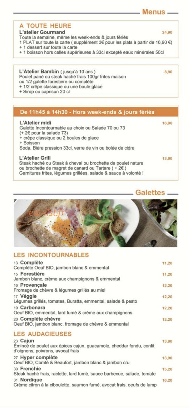 L'atelier — carte page 3