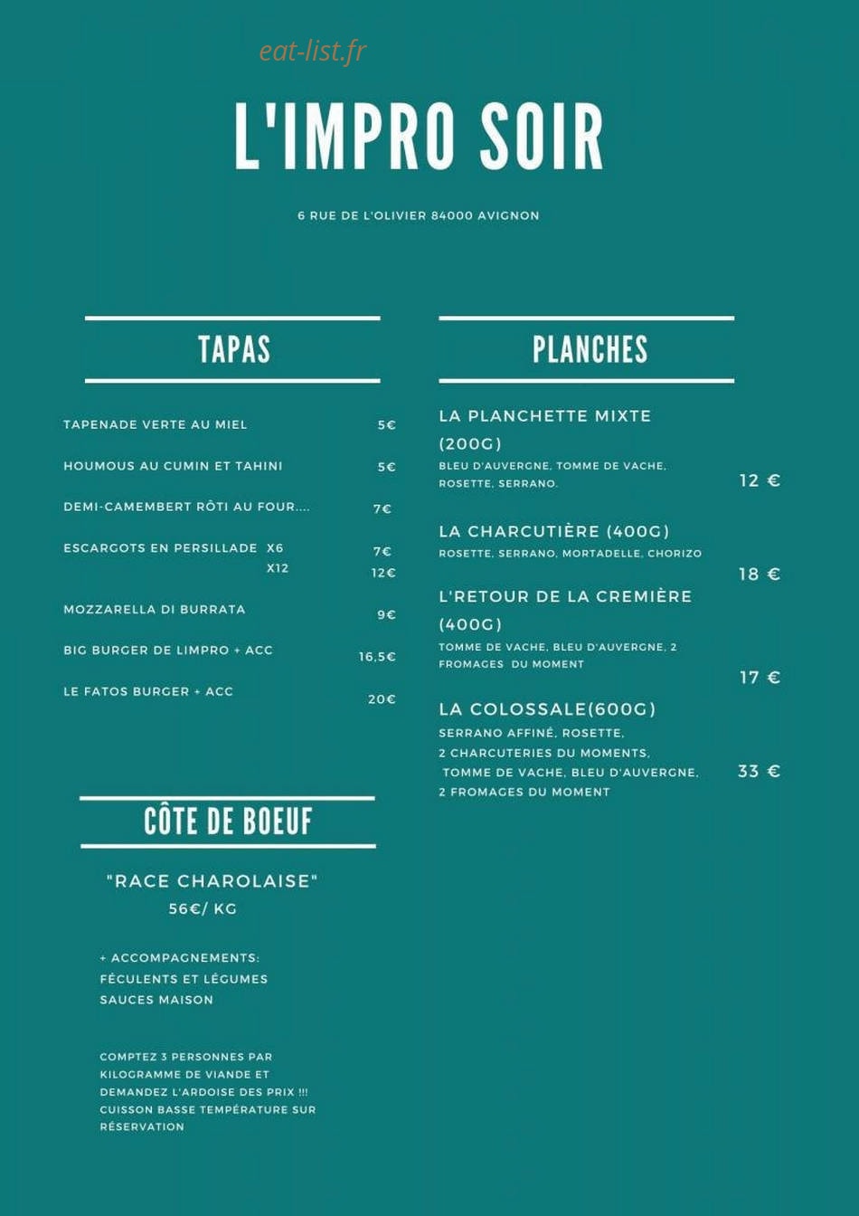 L'impro — carte page 1