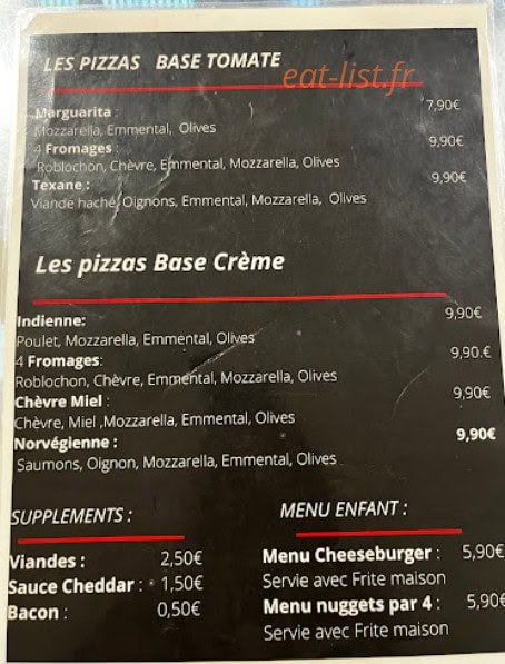 La braise — carte page 5