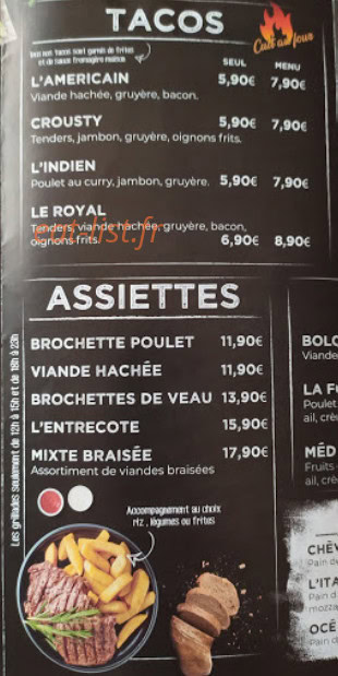 La braise — carte page 4
