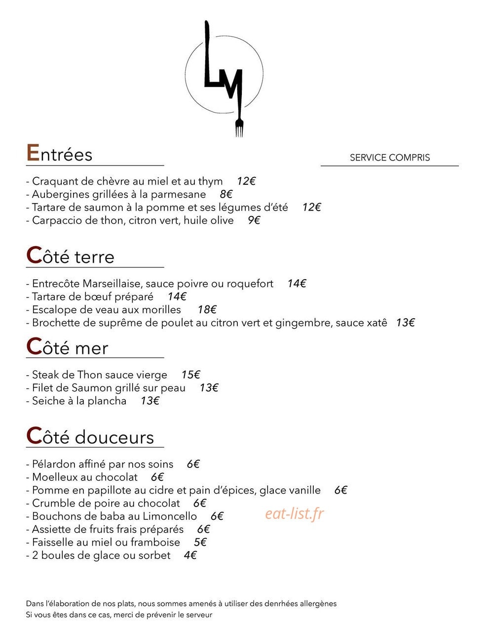 La maison — carte page 1