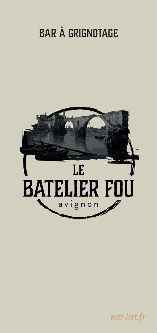 Le Batelier Fou — carte page 1