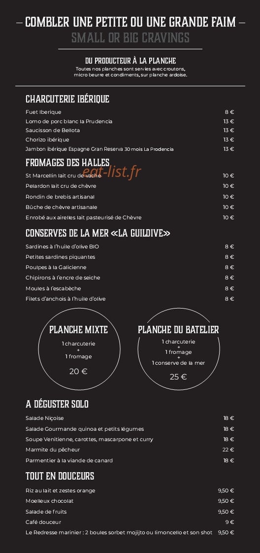 Le Batelier Fou — carte page 6