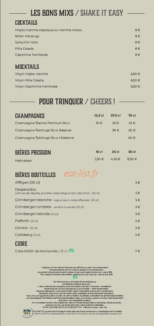 Le Batelier Fou — carte page 5