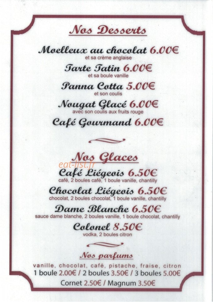 Le café'thiers — carte page 4