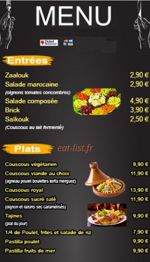 Le Corail — carte page 2