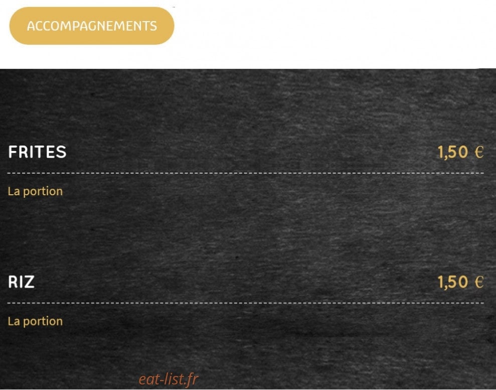 Le Gourmet Libanais — carte page 6