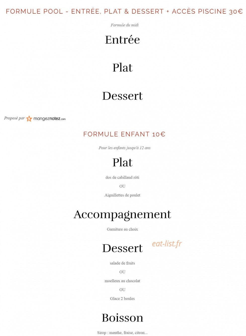 Le Patio — carte page 2