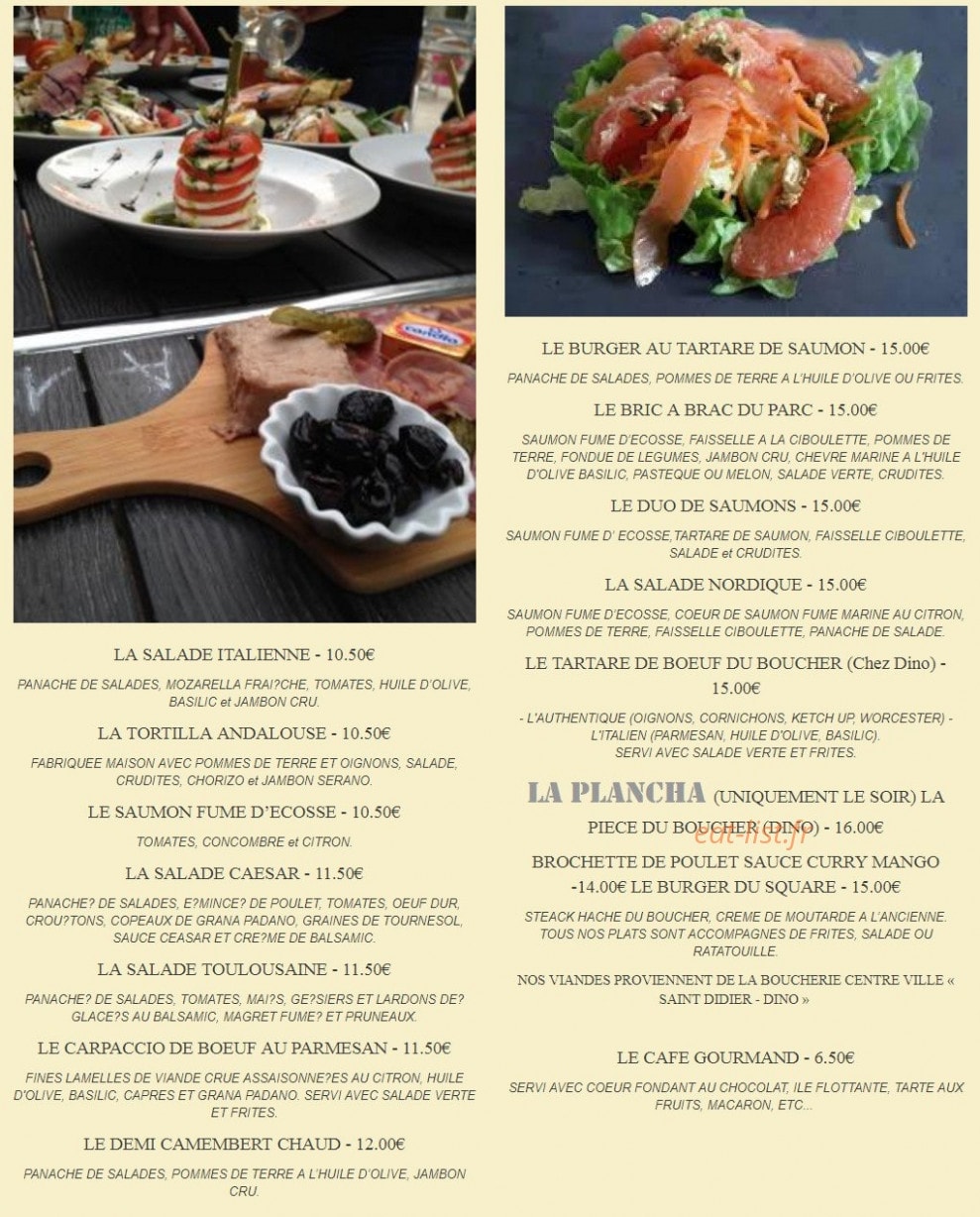 Le Square — carte page 2