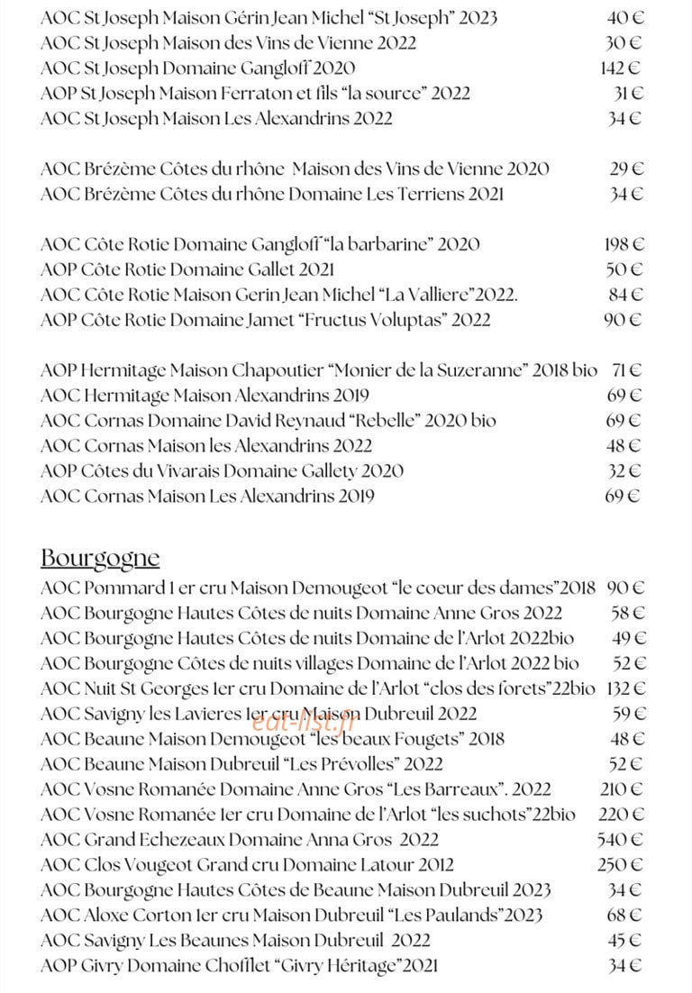 Le trinquet des carmes — carte page 8