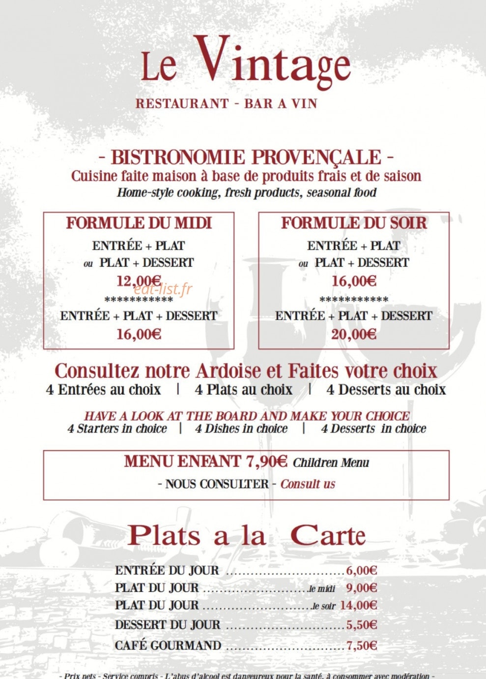 Le Vintage — carte page 4