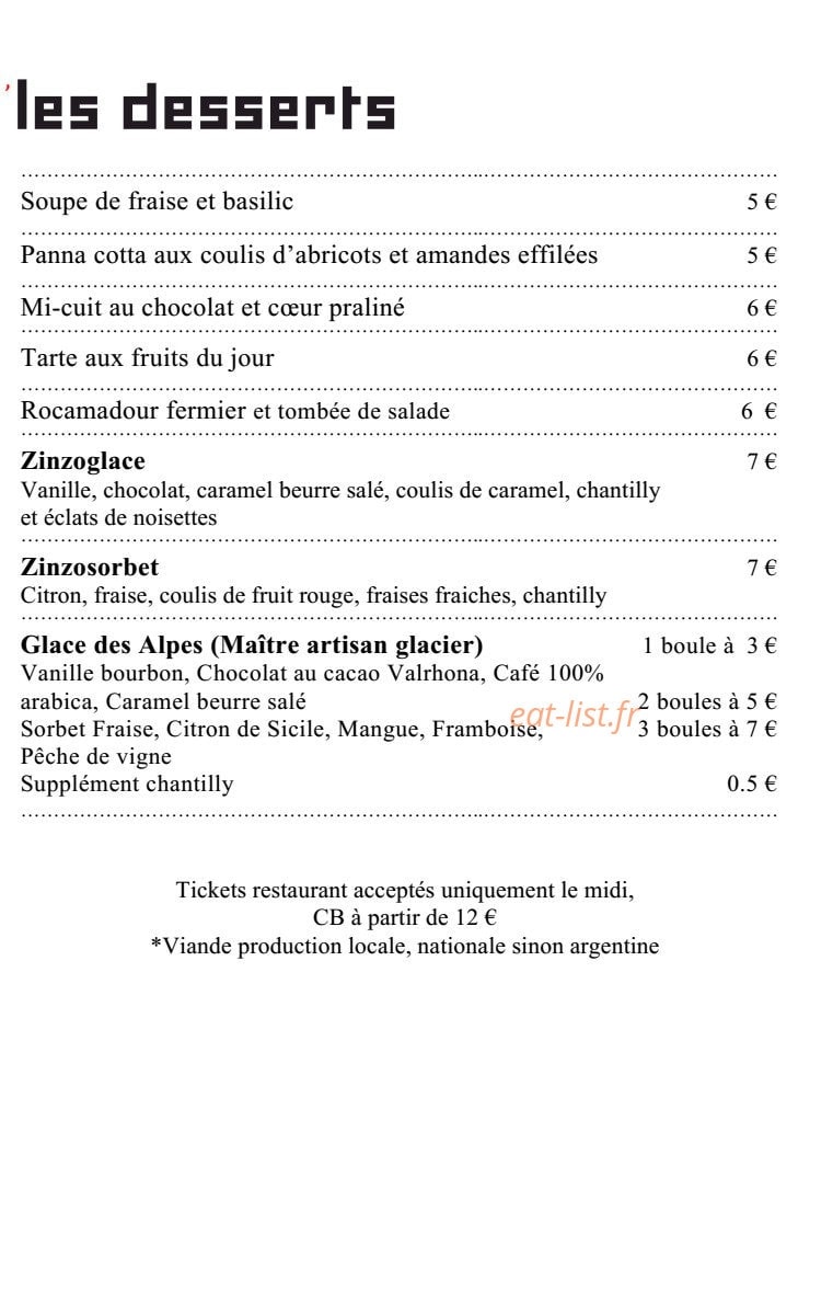 Le zinzolin — carte page 3