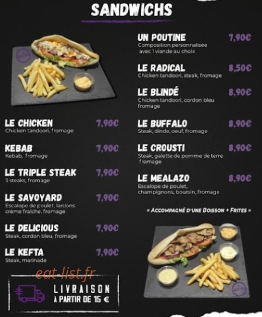 Meal azo — carte page 3