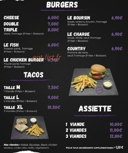 Meal azo — carte page 2