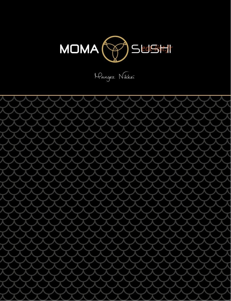 MoMa Sushi — carte page 1