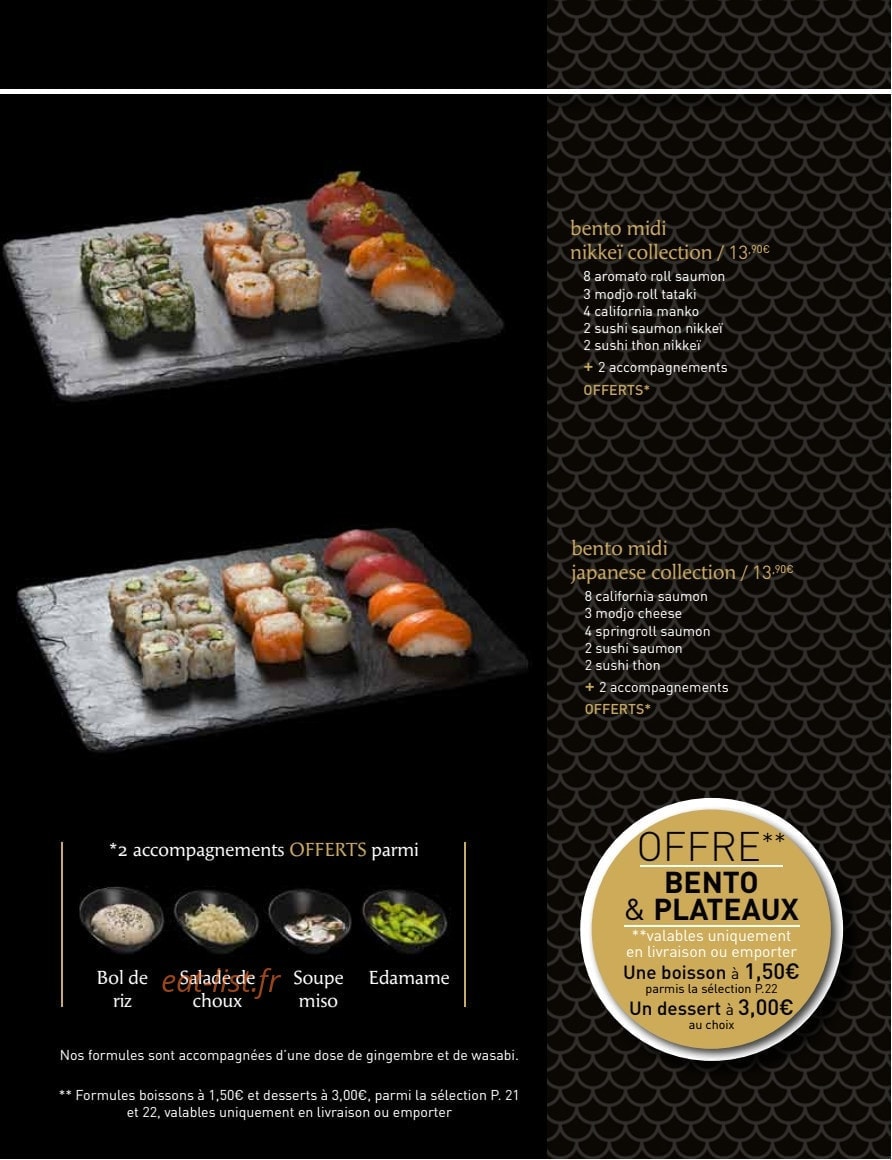 MoMa Sushi — carte page 4