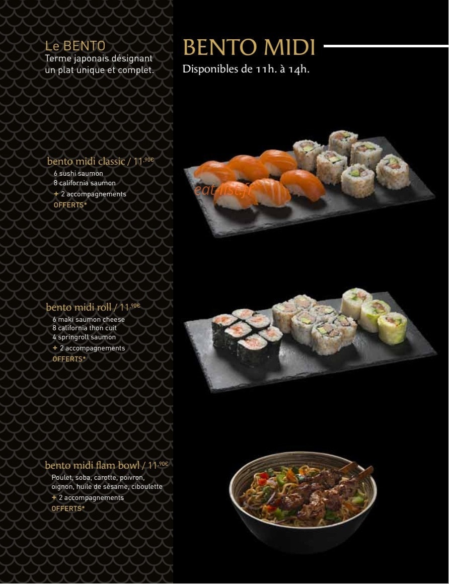 MoMa Sushi — carte page 3