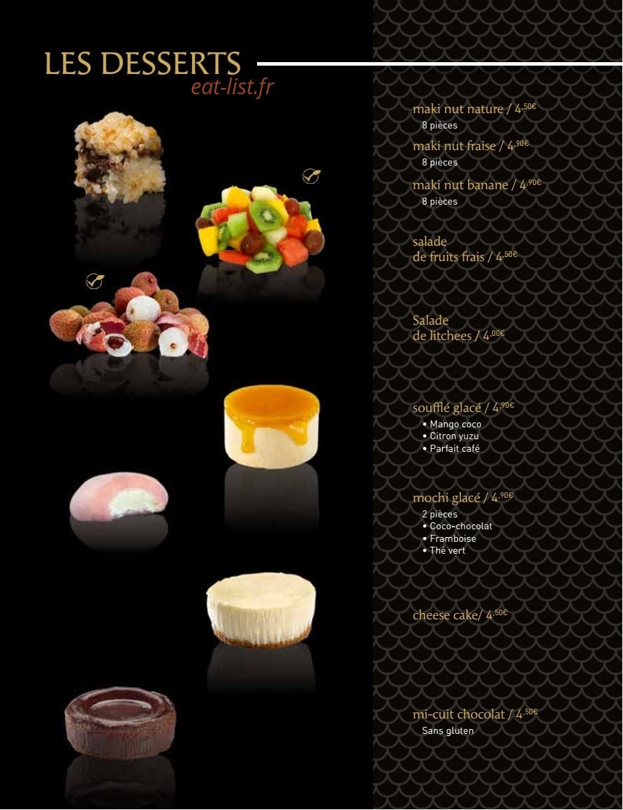 MoMa Sushi — carte page 20