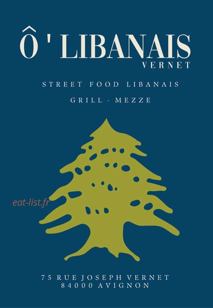 O'Libanais vernet — carte page 1