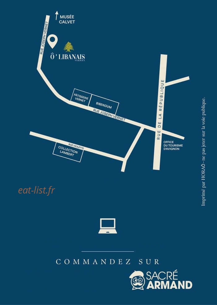 O'Libanais vernet — carte page 4