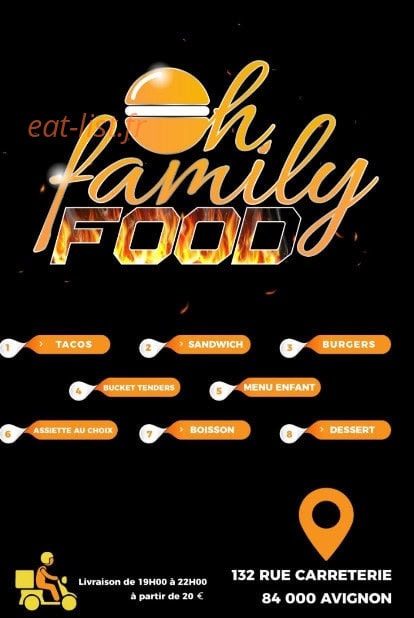 Oh Family Food — carte page 4
