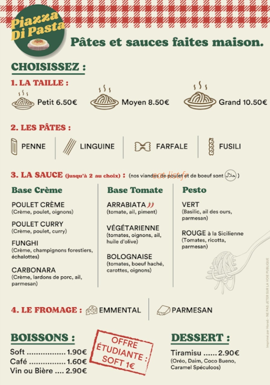 Piazza Di Pasta — carte page 1